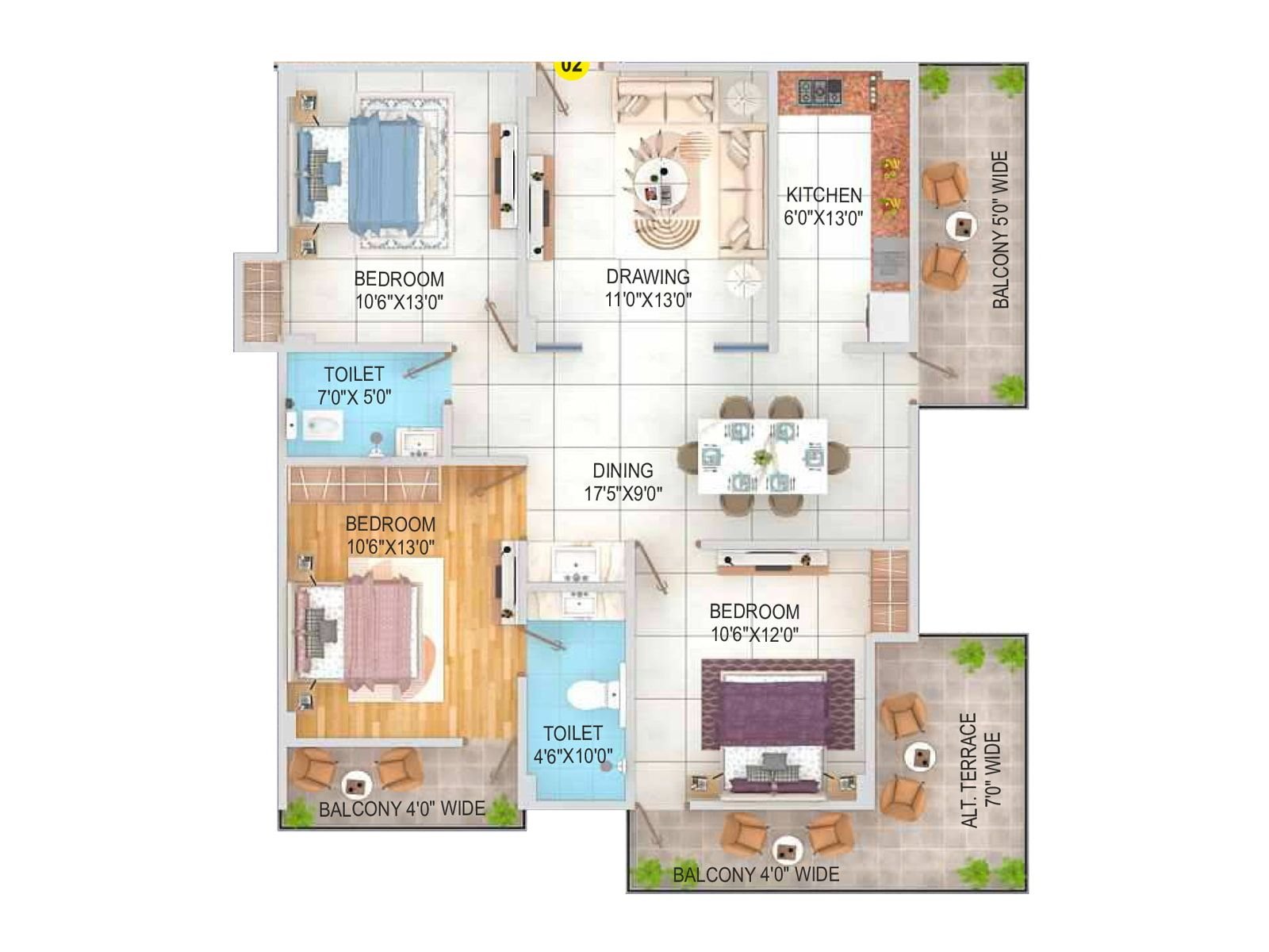 Floor-Plan-14-Maurya-Crystal-Paradise-Patna-5436763_1200_1600